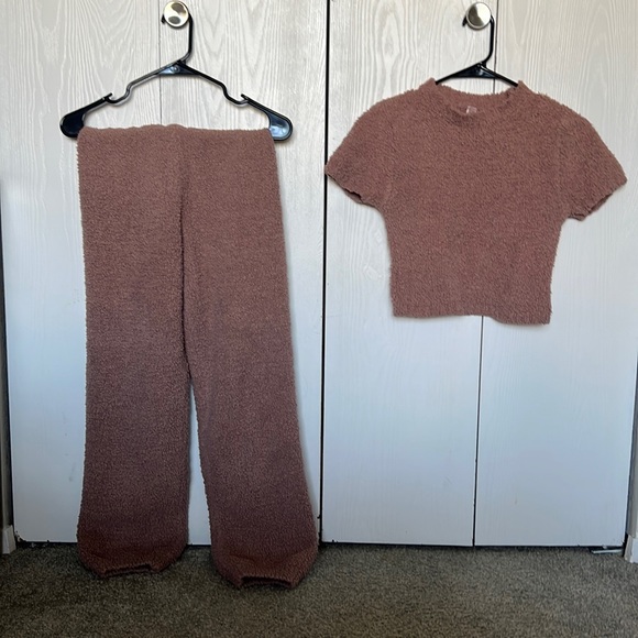 SKIMS Other - SKIMS Teddy Sweater and Jogger Set S/M